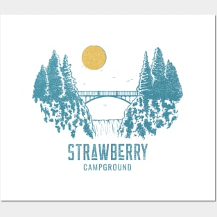 Strawberry Campground Shirt Posters and Art